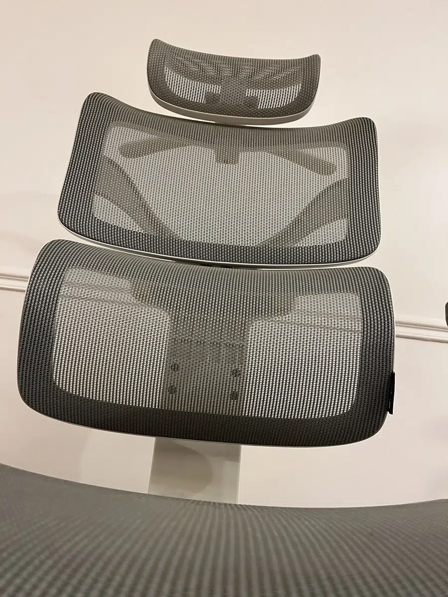 Photo du dossier de la chaise de bureau ergonomique Kqueo Terrana en maille et mousse